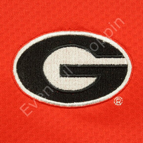 Nike Georgia Bulldogs 1/4 Zip Sideline Pullover in Red Size Small - Picture 4 of 8